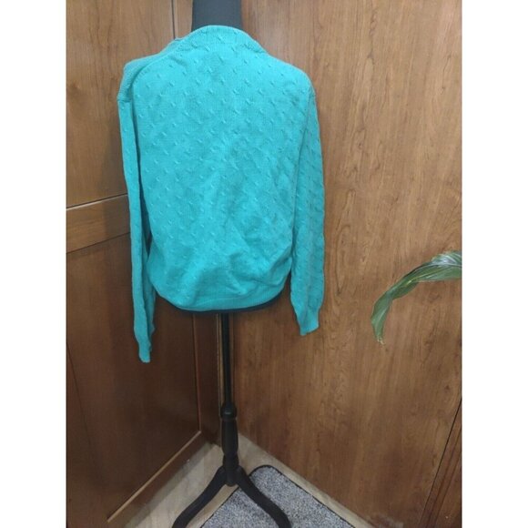 Izod green long sleeve women’s cardigan, size XL - Picture 2 of 3